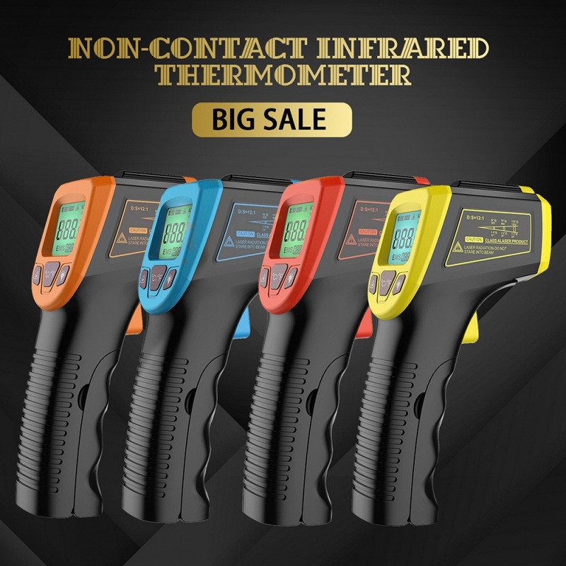 Industrial Laser Thermometer - Industrial Non-Contact Infrared Thermometer Temperature Gun