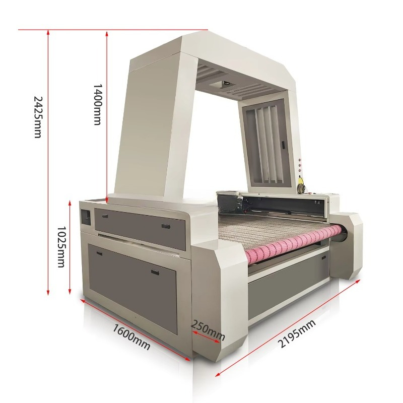 Industrial Laser Fabric Cutter - 1610 CCD Camera Laser Cutting Machine
