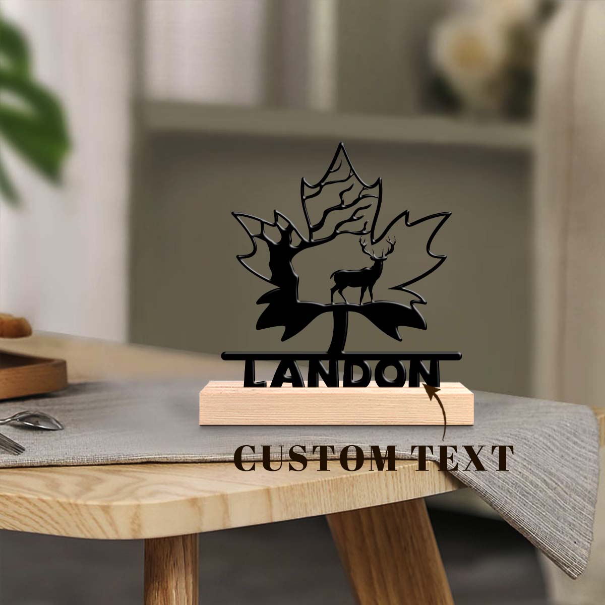 Desktop Laser Engraver - 1pc Customized Wrought Iron Desktop Ornaments