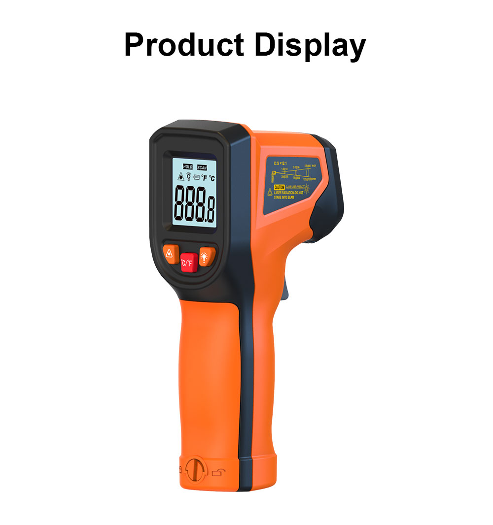 Industrial Laser Thermometer - T600 T600A Digital Infrared Thermometer Gun