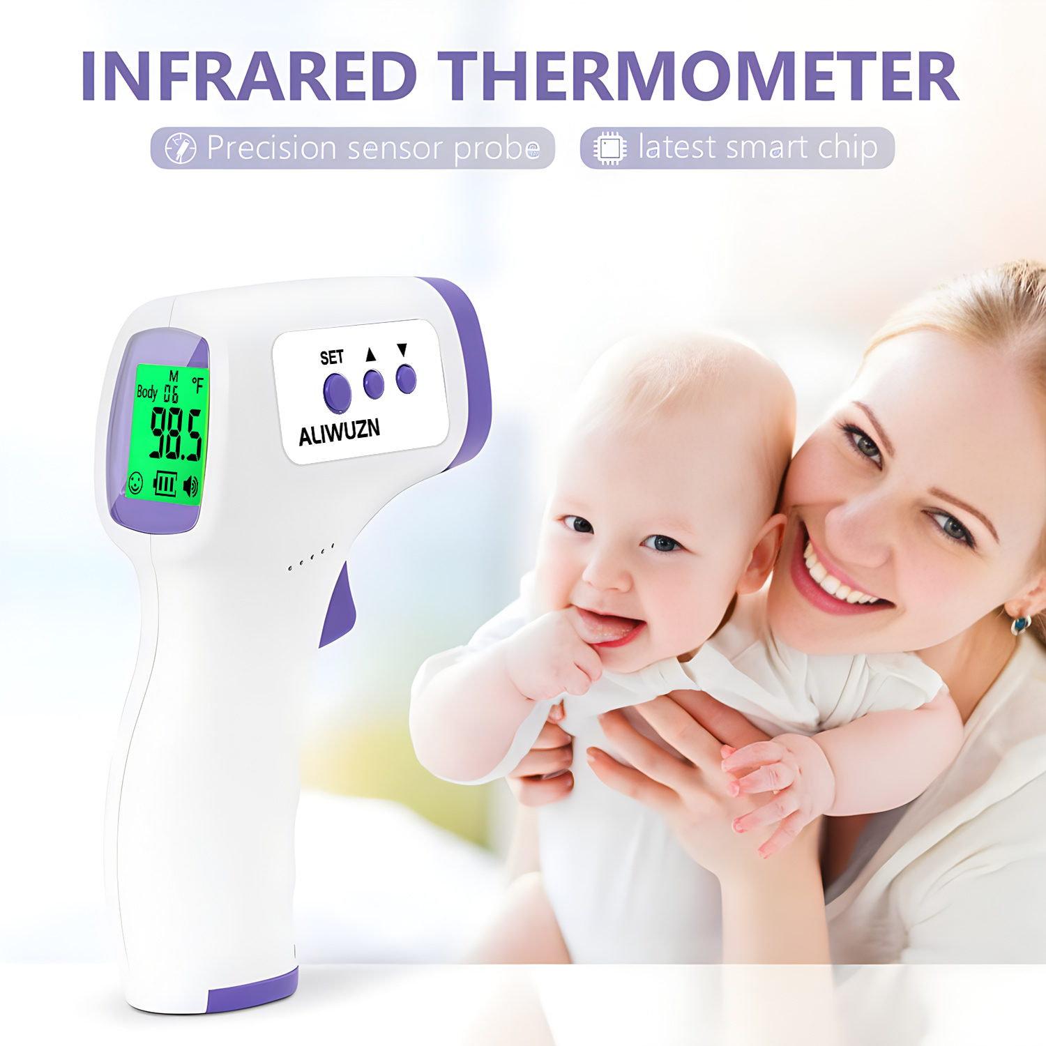 Medical Fever Infrared Thermom - đánh giá và giá Industrial Laser Thermometer
