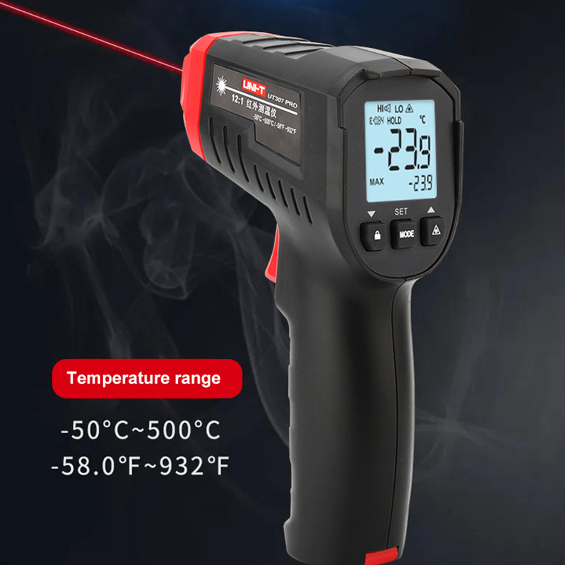 UNI-T UT306S UT306C Digital Th - đánh giá và giá Industrial Laser Thermometer