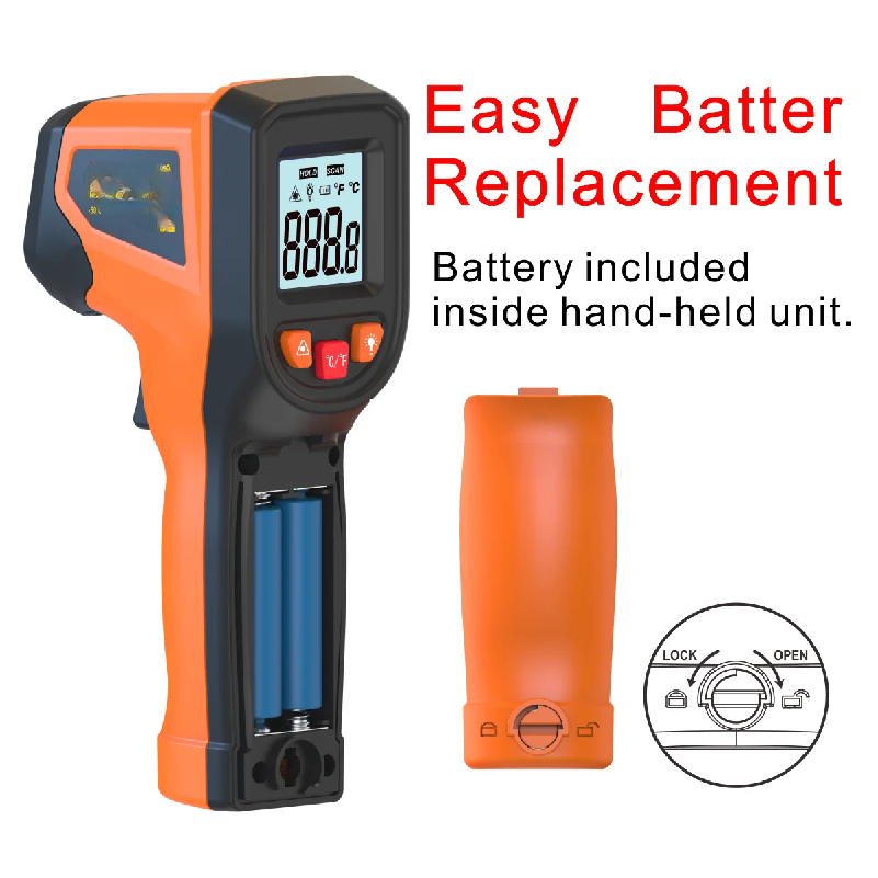 Infrared Thermometer Handheld  - đánh giá và giá Industrial Laser Thermometer