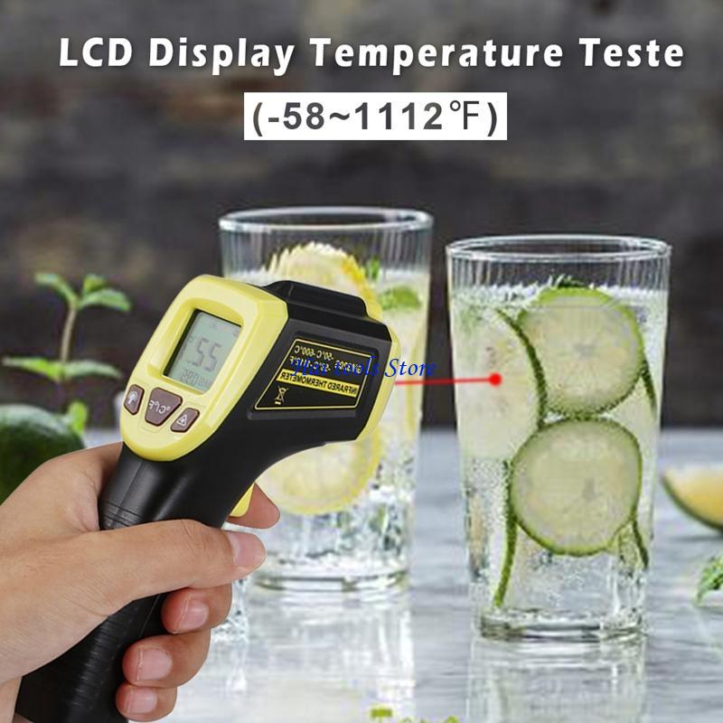 X37E Nhiệt kế hồng ngoại không - đánh giá và giá Industrial Laser Thermometer