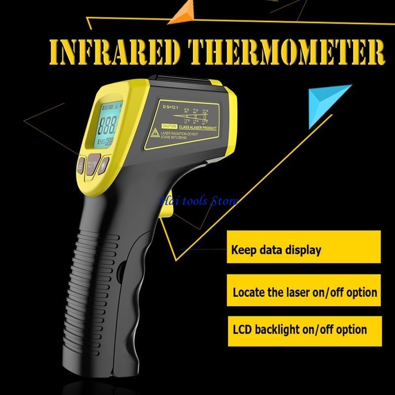 X37E Nhiệt kế hồng ngoại không - đánh giá và giá Industrial Laser Thermometer
