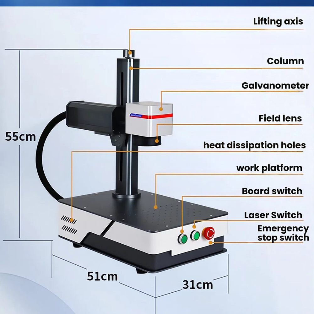 WaveTopSign 20W 30W Fiber Lase - đánh giá và giá Fiber Laser Source 20W