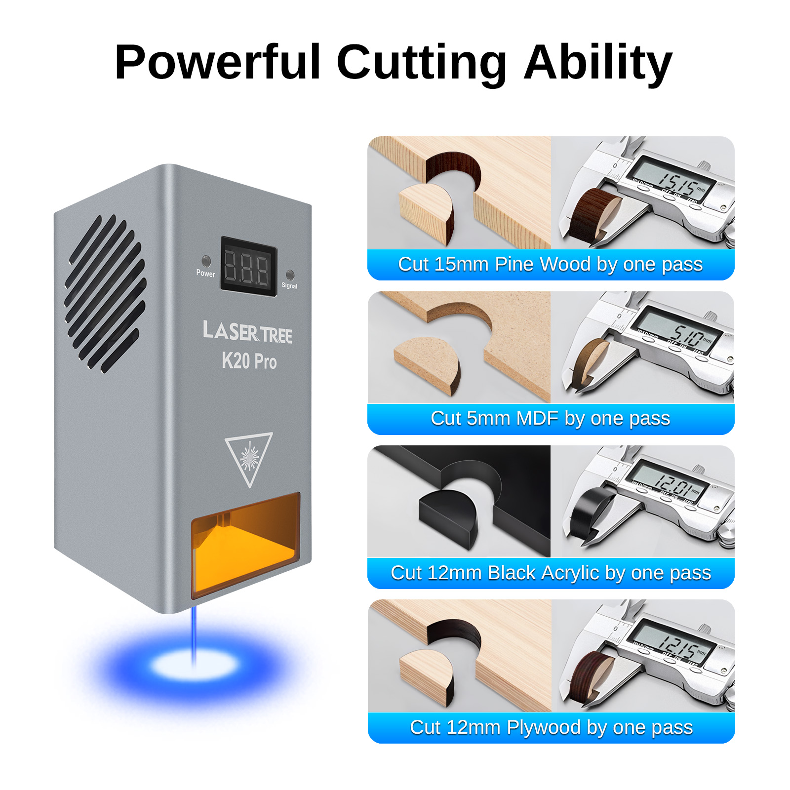 LASER TREE K20 20W Optical Pow - đánh giá và giá Fiber Laser Source 20W