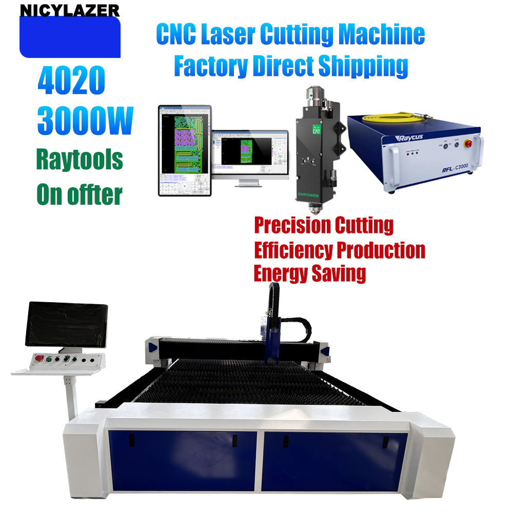 NICYLAZER CNC 3000W 4020 Fiber - đánh giá và giá Industrial Laser For Sale