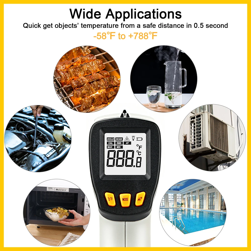 XRCLIF Infrared Thermometer No - đánh giá và giá Industrial Laser Thermometer