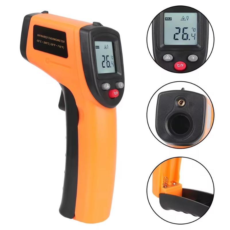 Infrared  With Laser Positioni - đánh giá và giá Industrial Laser Thermometer