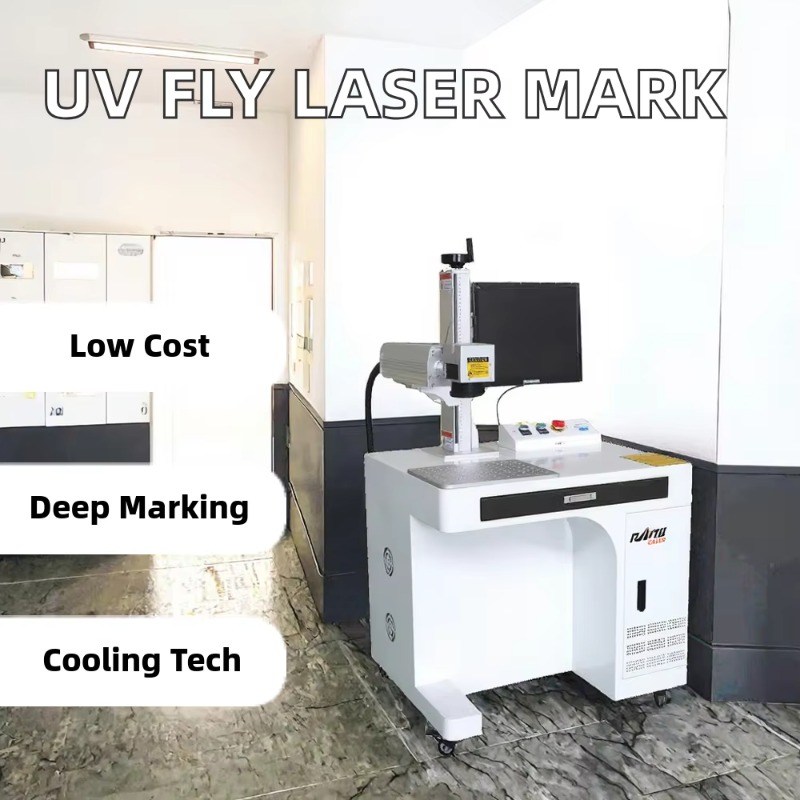 New Arrival UV Fly Laser Marki - đánh giá và giá Industrial Laser Marking