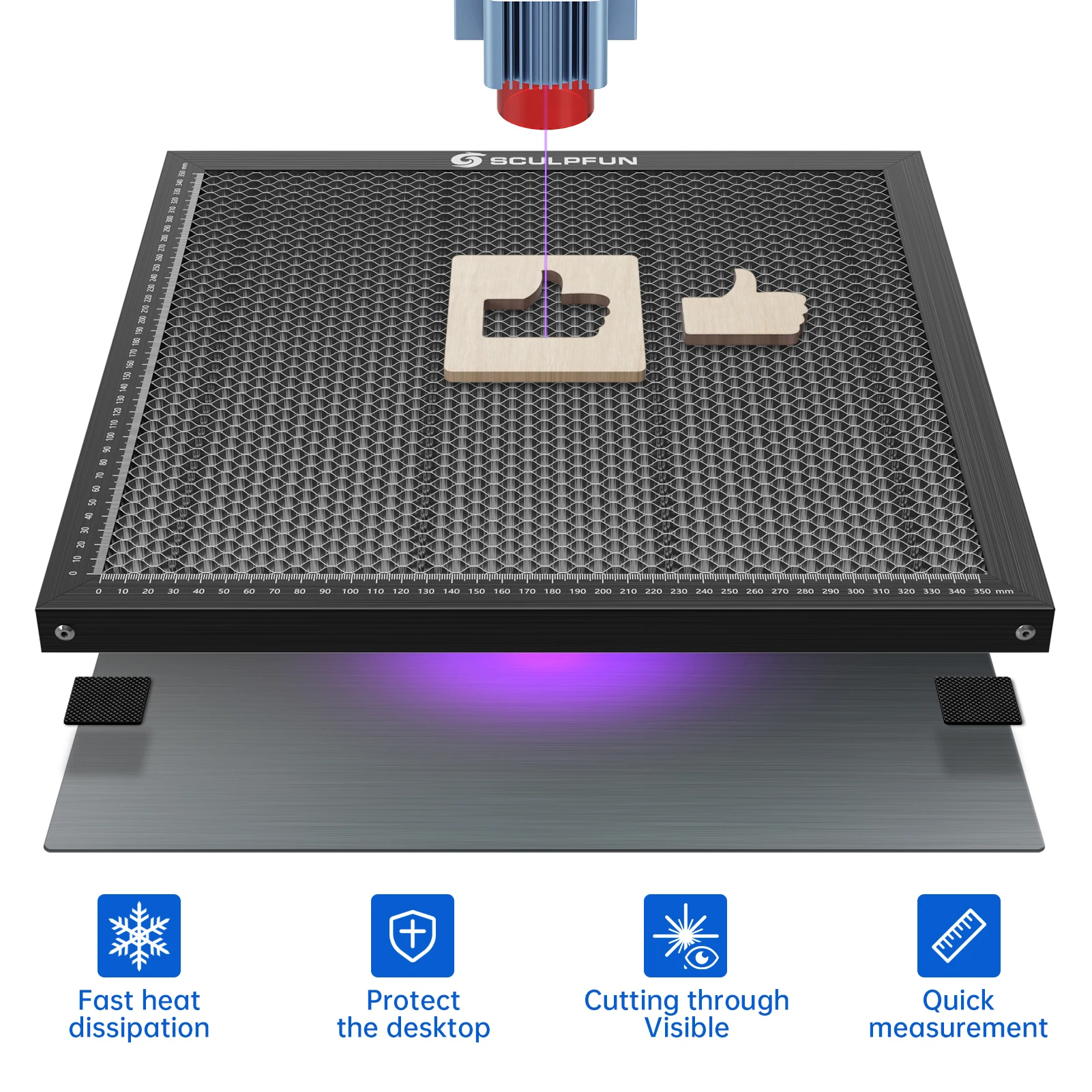 Laser Engraver Work Bed Honeyc - đánh giá và giá Co2 Laser Engraving Machine