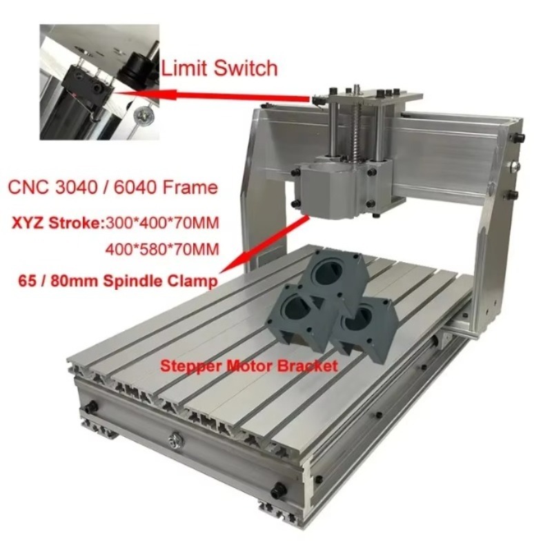 Aluminum CNC 3040 6040 Frame K - đánh giá và giá Cnc Milling Machine