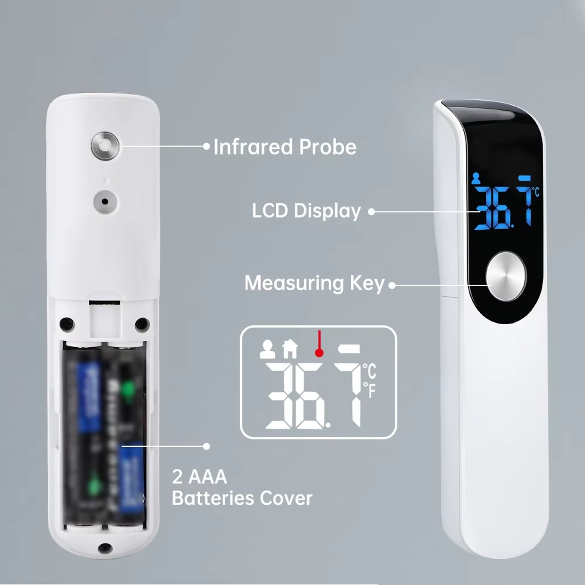 Infrared Fever Thermometer Med - đánh giá và giá Industrial Laser Thermometer