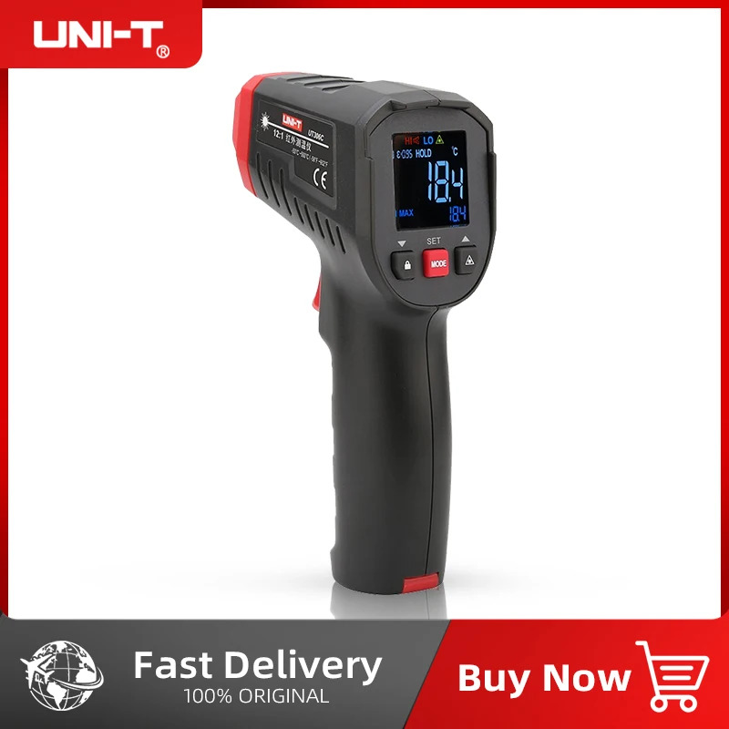 UNI-T Digital Thermometer Non- - đánh giá và giá Industrial Laser Thermometer