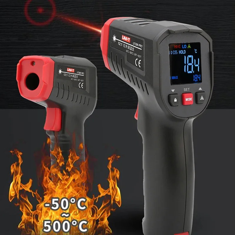 UNI-T Digital Thermometer Non- - đánh giá và giá Industrial Laser Thermometer