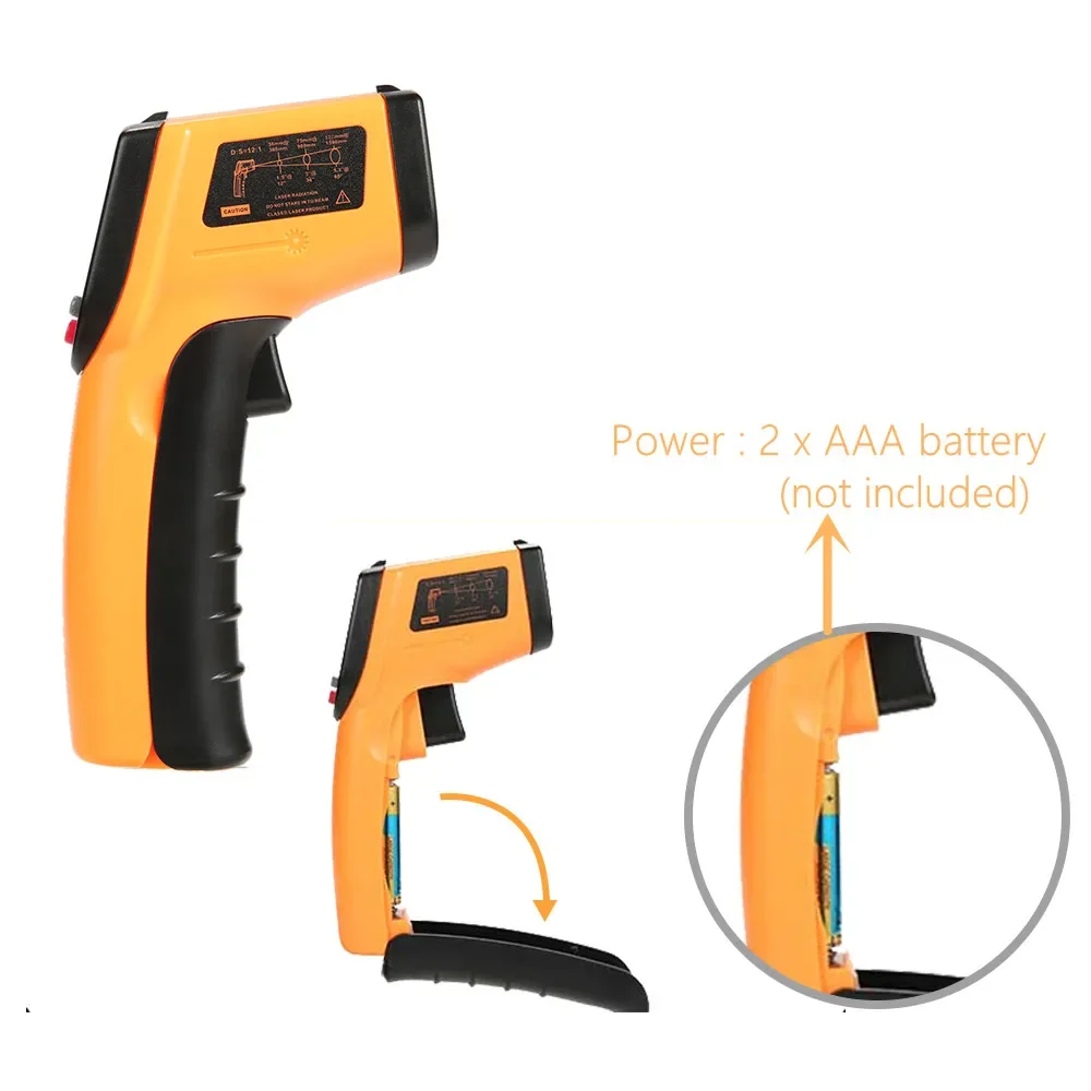 Portable Infrared Thermometer  - đánh giá và giá Industrial Laser Thermometer